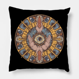 Chanting Shadows: A Spiritual Affair Pillow