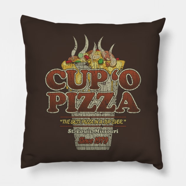 Cup 'o Pizza St. Louis 1979 Pillow by JCD666