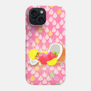 STRAWBERRY COCONUT LEMON PATTERN Phone Case