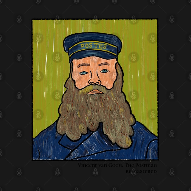 Vincent van Gogh The Postman Classical Art Memes by Wo:oM Atelier