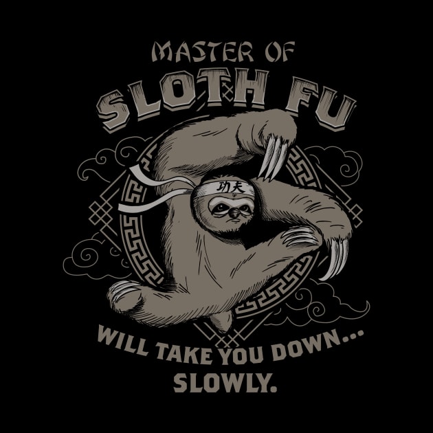 Sloth Fu by DeepFriedArt