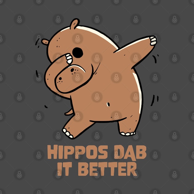 Hippo Dab by Delicious Art