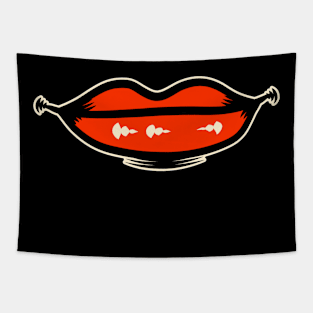 Red Lips Tapestry