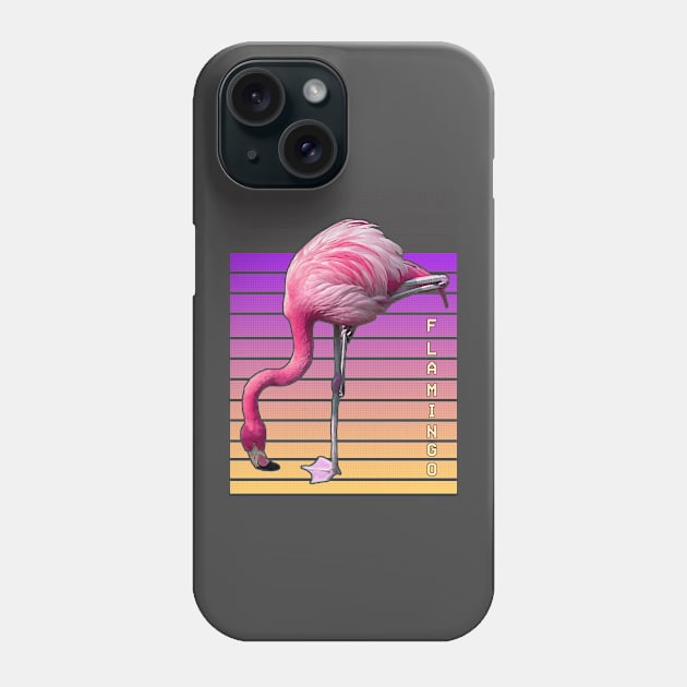 pinky flamingo Phone Case by dwalikur