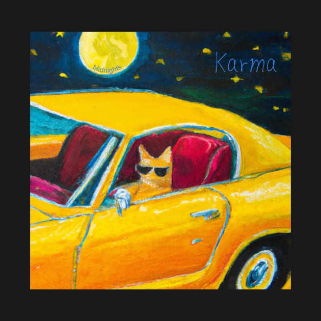 Karma is a cat Midnights by DadOfMo Designs