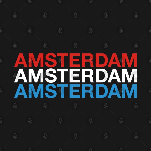 AMSTERDAM Dutch Flag by eyesblau