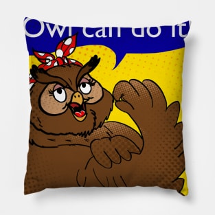 Owl can do it Pillow