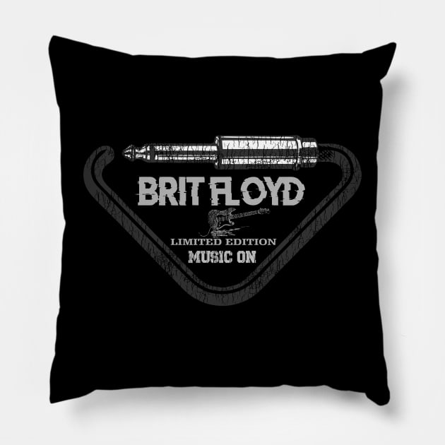 Brit Floyd Pillow by artcaricatureworks