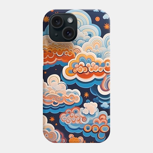 Funny Clouds Phone Case by StudioIris