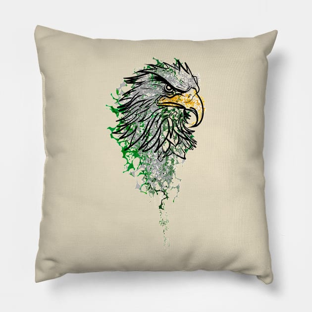 Eagle Green - St. Patrick's Day Pillow by HauzKat Designs Shop