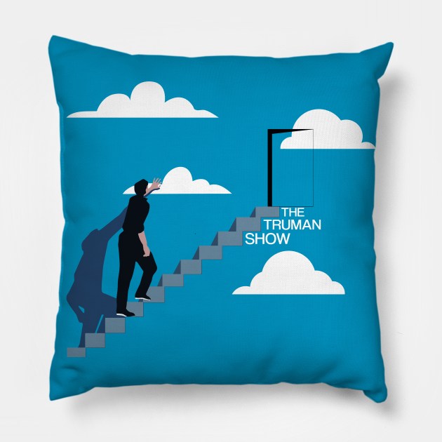 Truman Show - Stairs Pillow by WorldsFair