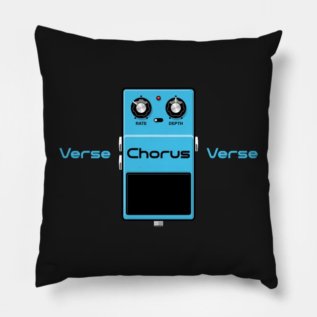 Verse Chorus Verse Pillow by Muso-Art
