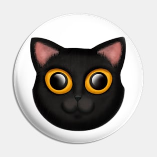 Black Cat Pin