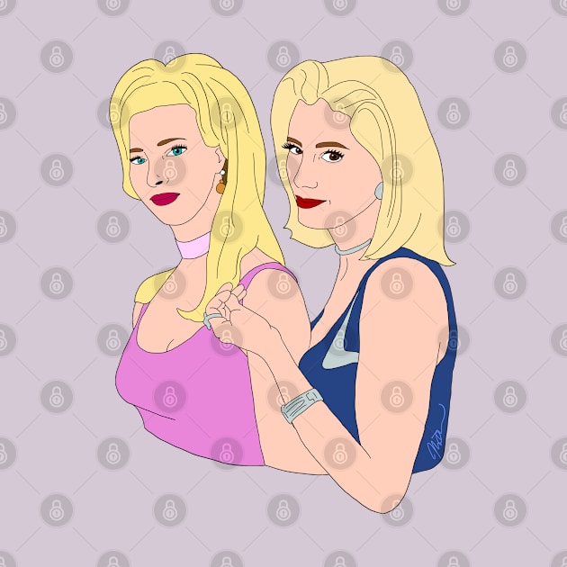 Romy and Michele by thecompassrose