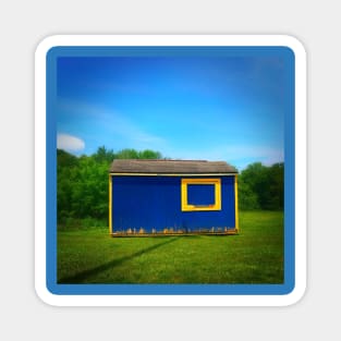 Blue shed Magnet