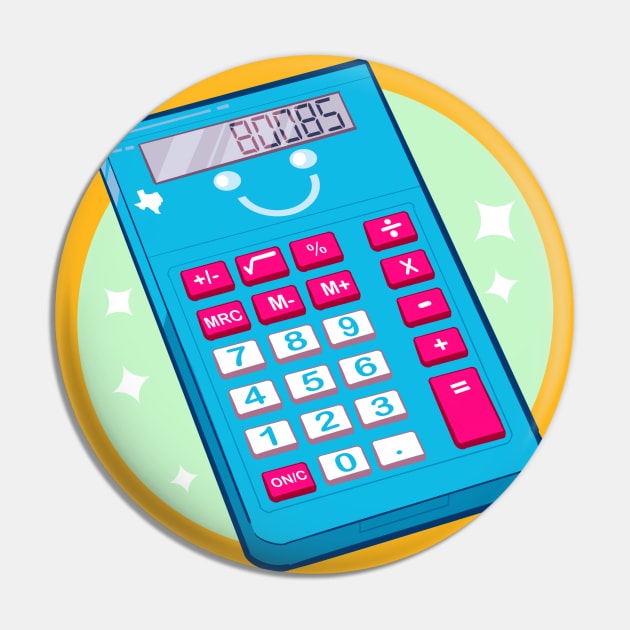 Calculator Pin by LVBart