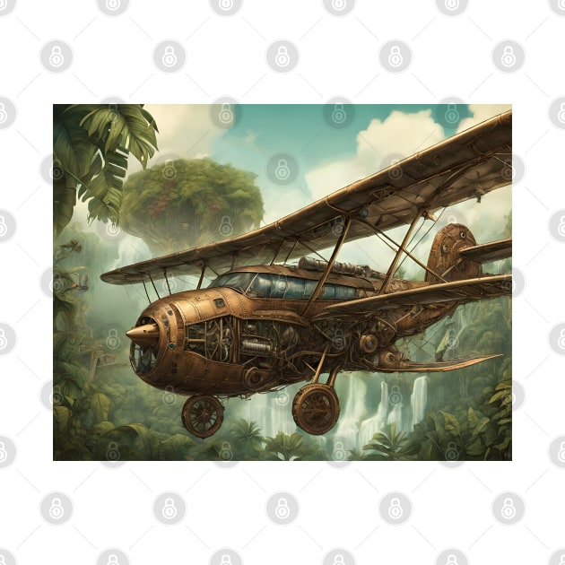 Steampunk Airplane by ArtShare