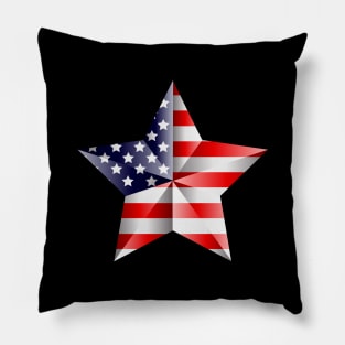 Image: United States flag star Pillow