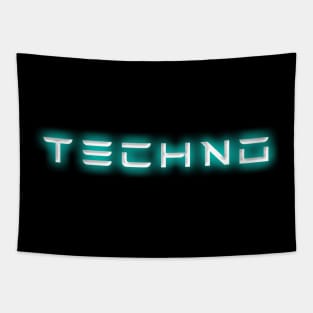 TECHNO NEON STYLE Tapestry