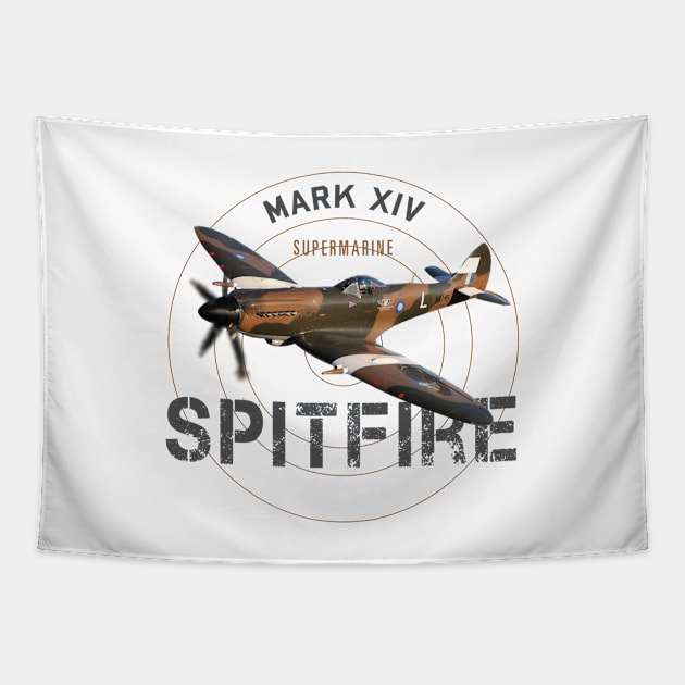 Spitfire-Mark 9 Tapestry by WheelsMade