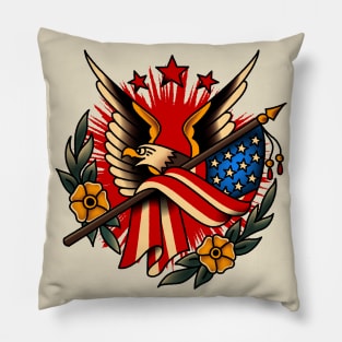 OldSalt American Traditional Patriotic Motif Pillow