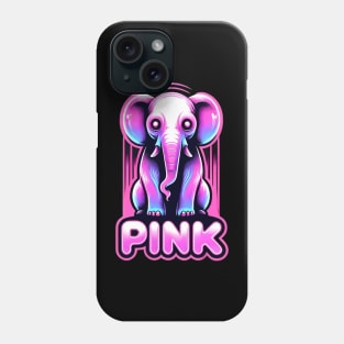 Psychedelic Pink Elephant Tee Phone Case