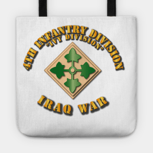 4th Infantry Div - Iraq War Tote