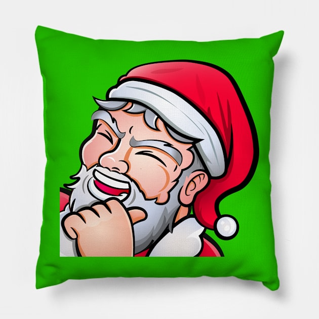 Santa claus LUL Pillow by Cripta Art