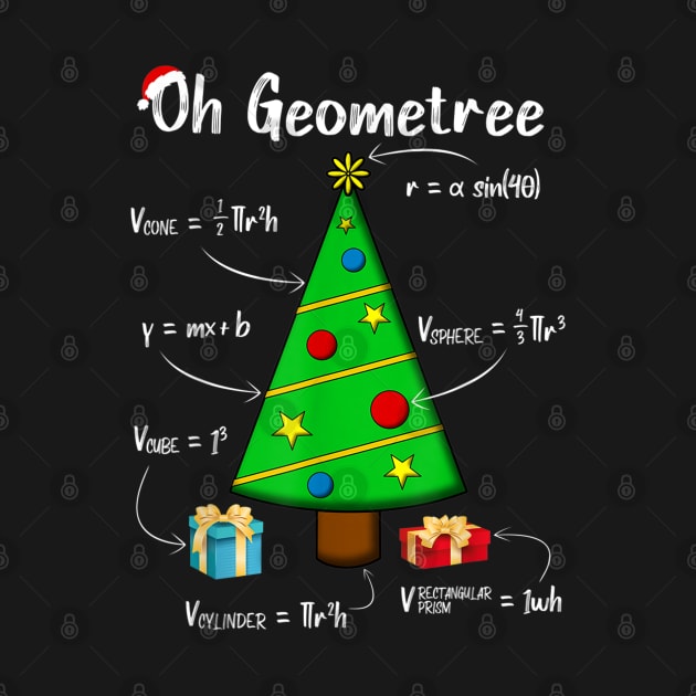 Geometry Math Science Teacher Christmas 2020 Oh Geometree by little.tunny