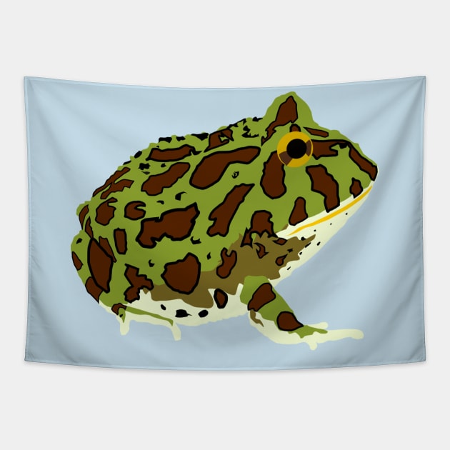 Ornate Pacman Frog Tapestry by stargatedalek