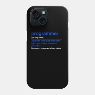 Programmer definition Phone Case