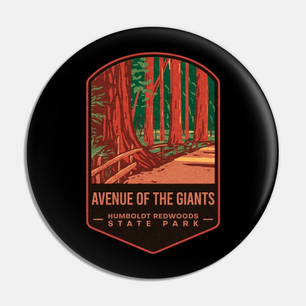 Avenue of the Giants Redwoods State Park Pin by JordanHolmes