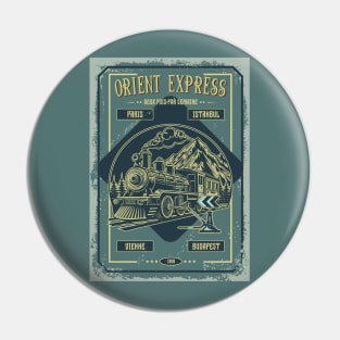 RETRO TRAIN Pin