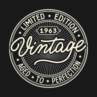 Vintage 1963 Birthday T-Shirt