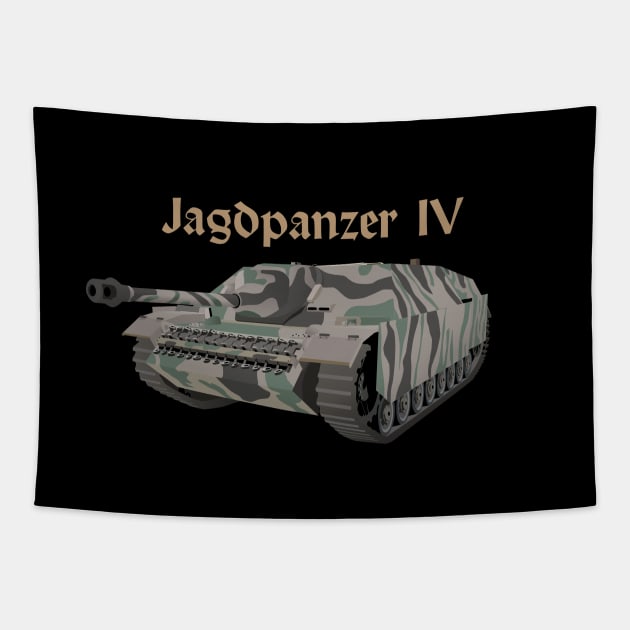 Jagdpanzer IV WW2 German Tank Destroyer Tapestry by NorseTech