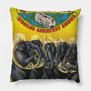 Ringling Brothers USA 1899 Vintage Poster Pillow