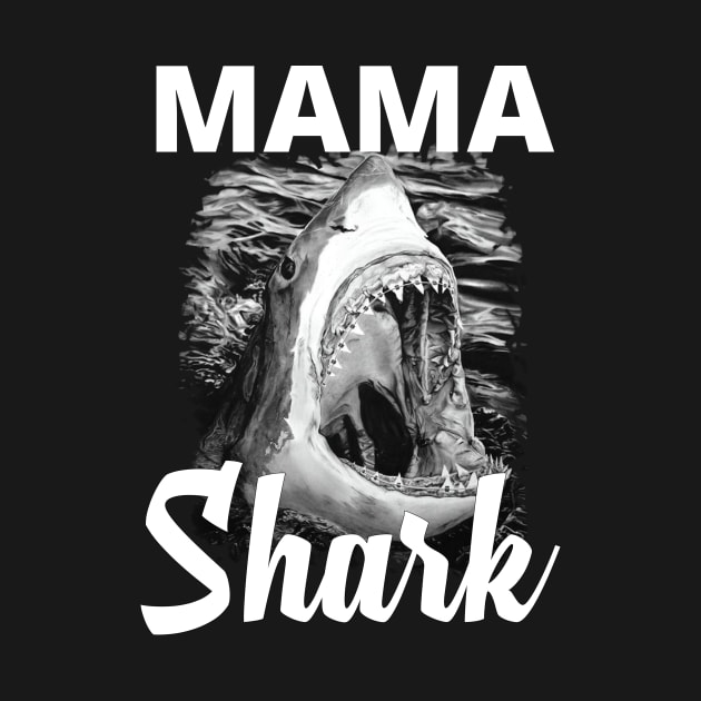 Mama Shark by teestore_24