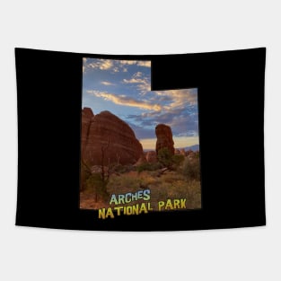 Utah Outline (Arches National Park) Tapestry