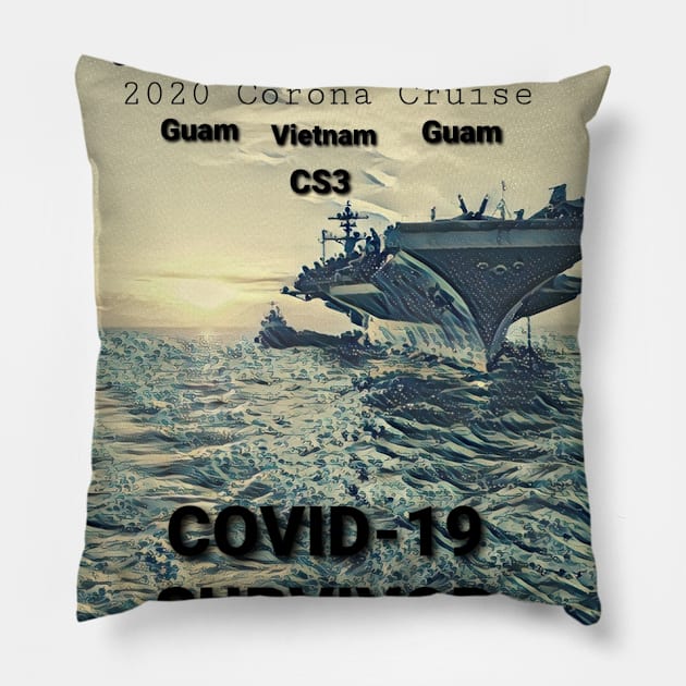 USS Theodore Roosevelt 2020 Deployment Pillow by ANDA