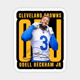 Odell Beckham Jr Aesthetic Tribute 〶 Magnet