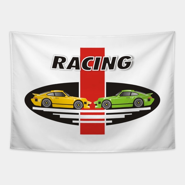 Racing - German Sports Cars Tapestry by Sash8140