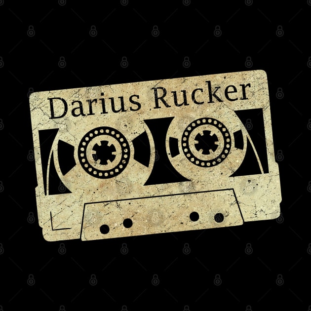 cassette tape vintage Darius Rucker, ElaCuteOfficeGirl by ElaCuteOfficeGirl Waving Hand