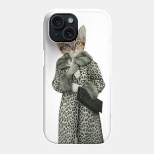 Kitten Dressed as Cat Phone Case