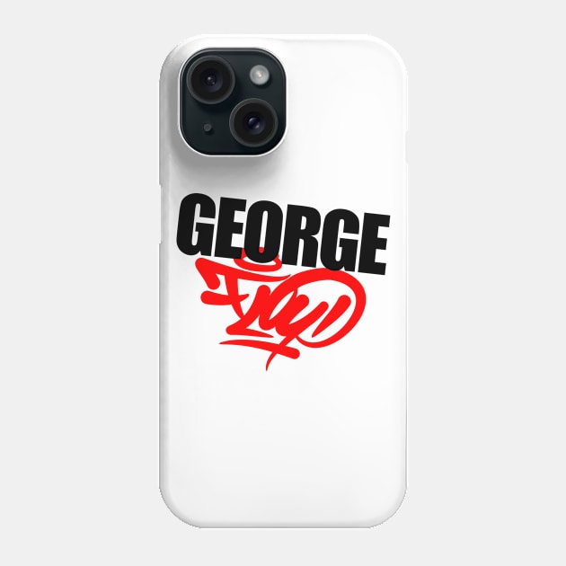 George Floyd Phone Case by Ardhana