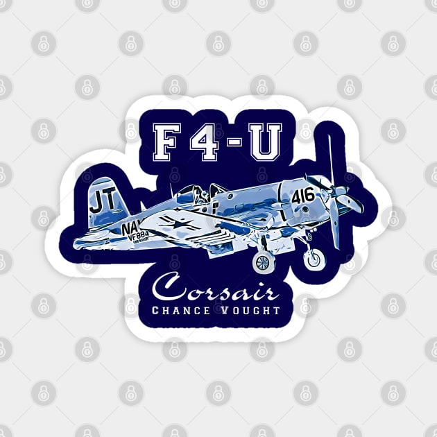 F4U Corsair Magnet by aeroloversclothing