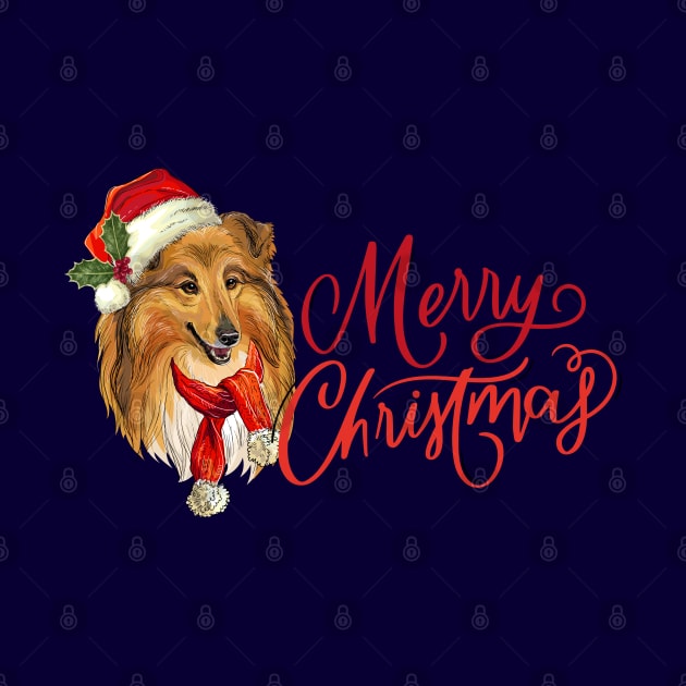 Christmas Collie by Budwood Designs