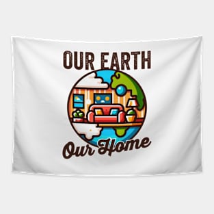 Our Earth, Our Home - Earth Day Tapestry