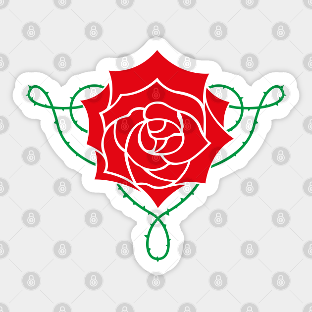 Fate Rose Fate Stay Night Sticker Teepublic Fate Rose Fate Stay Night Sticker Teepublic