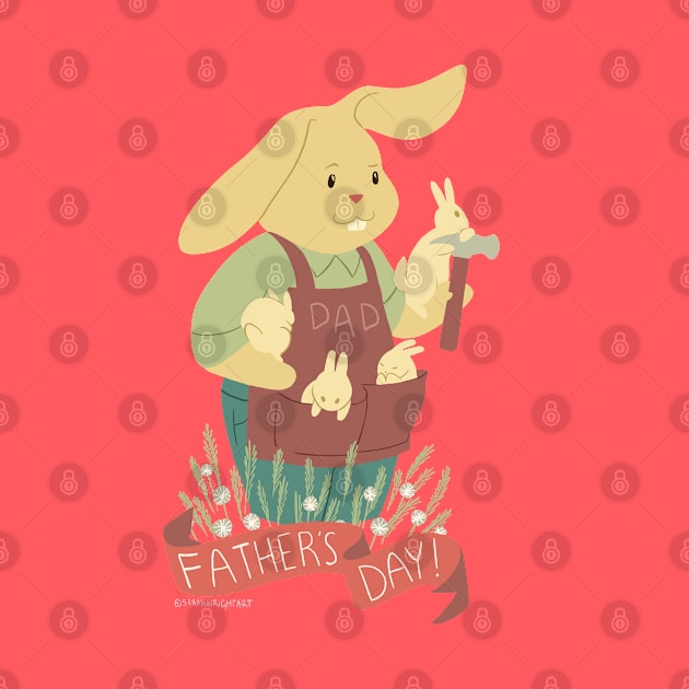 Father's Day Bunnies by SarahWrightArt