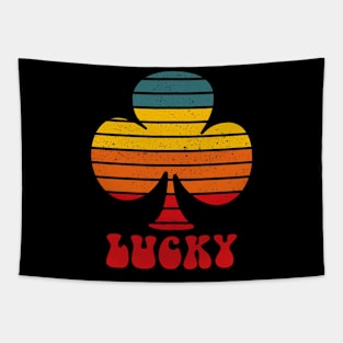 Saint Patrick's Day Retro Vintage Lucky Irish Meme Tapestry